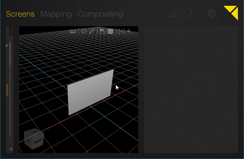 Hovering over one side of an object to grab it on the corresponding plane